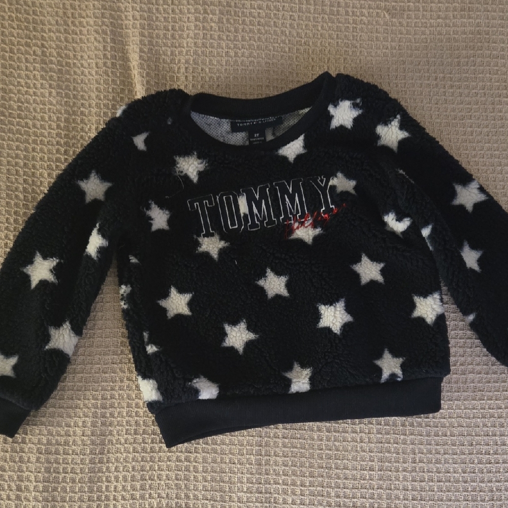 Tommy Hilfiger Black and White Star Sweatshirt
